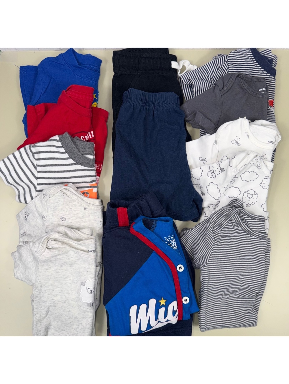 Boys 18M Clothing Lot Carter’s Disney Cat & Jack 12 Pc